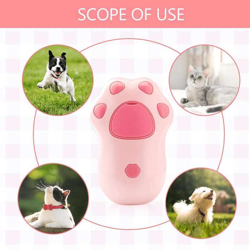 1pc Ice Pink with Scented Foam Pet Comb
