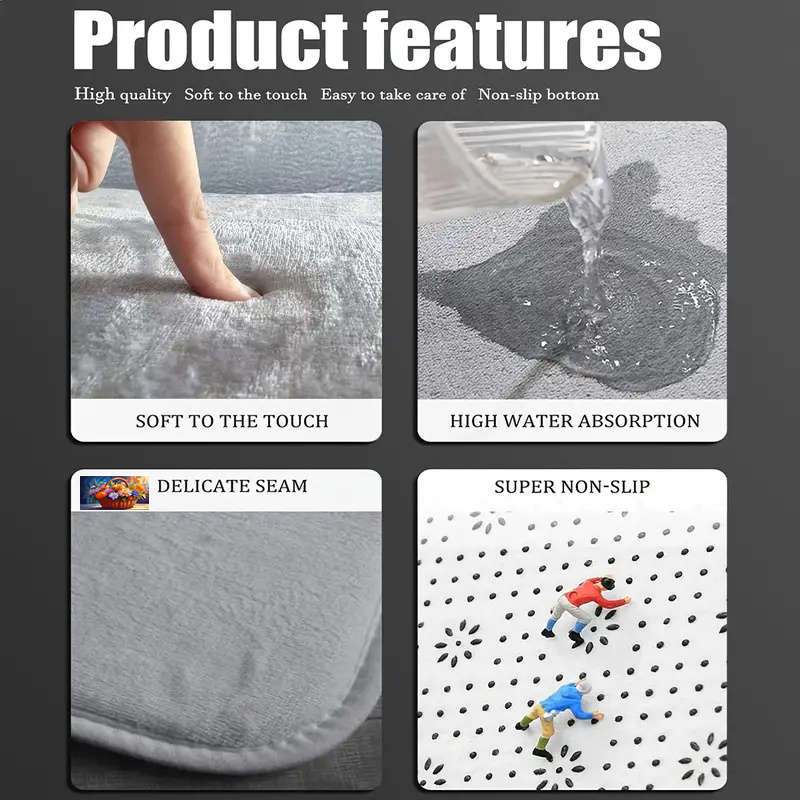 1Pc 50x80cm Floor Mat