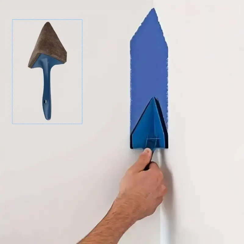 1pc Easy-Grip Triangle Paint Brush with Durable Bristles Perfect for Wall Corners Gaps by Oppselve