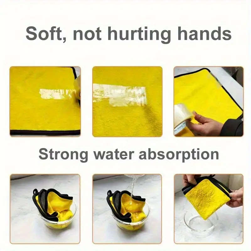 10pcs Microfiber Car Cleaning Towels