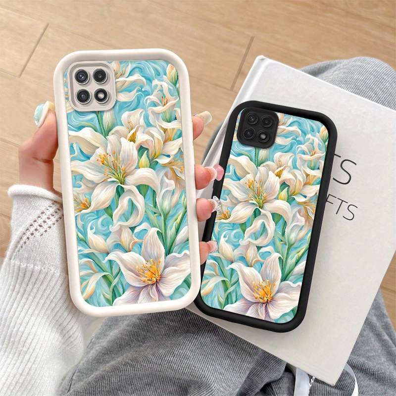 1pc White For Samsung Galaxy A05s Phone Cases