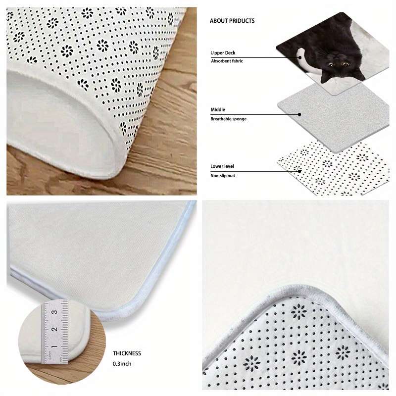 1Pc 16x24inch 40x60cm Floor Mat
