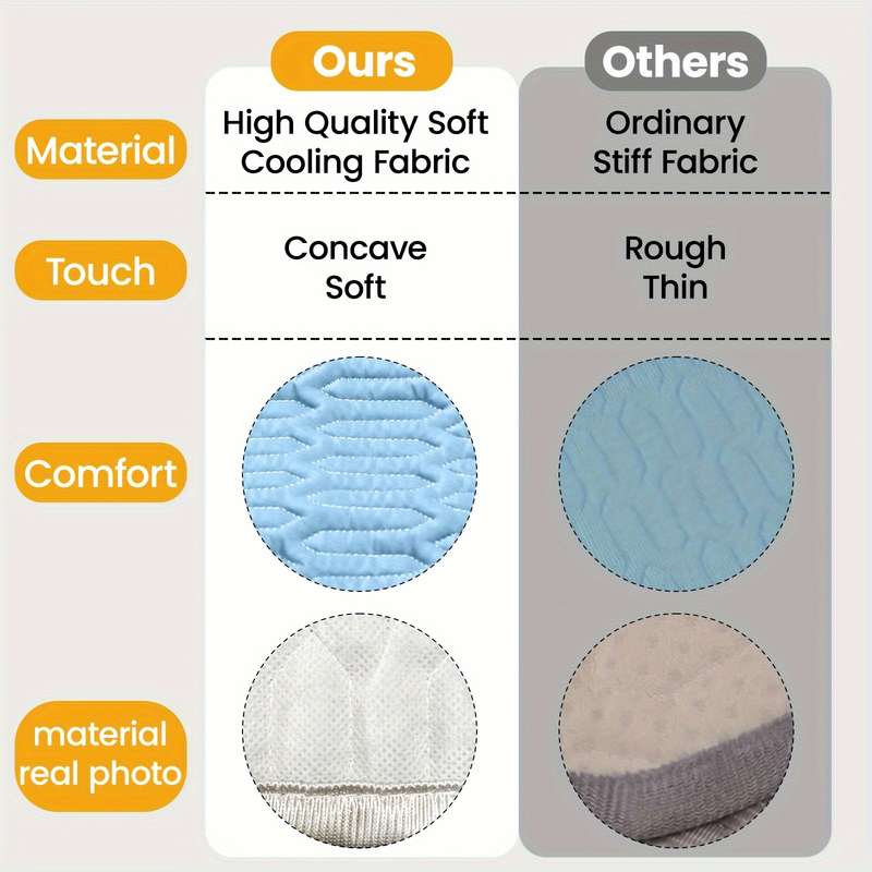 1piece Grey Cooling Pad