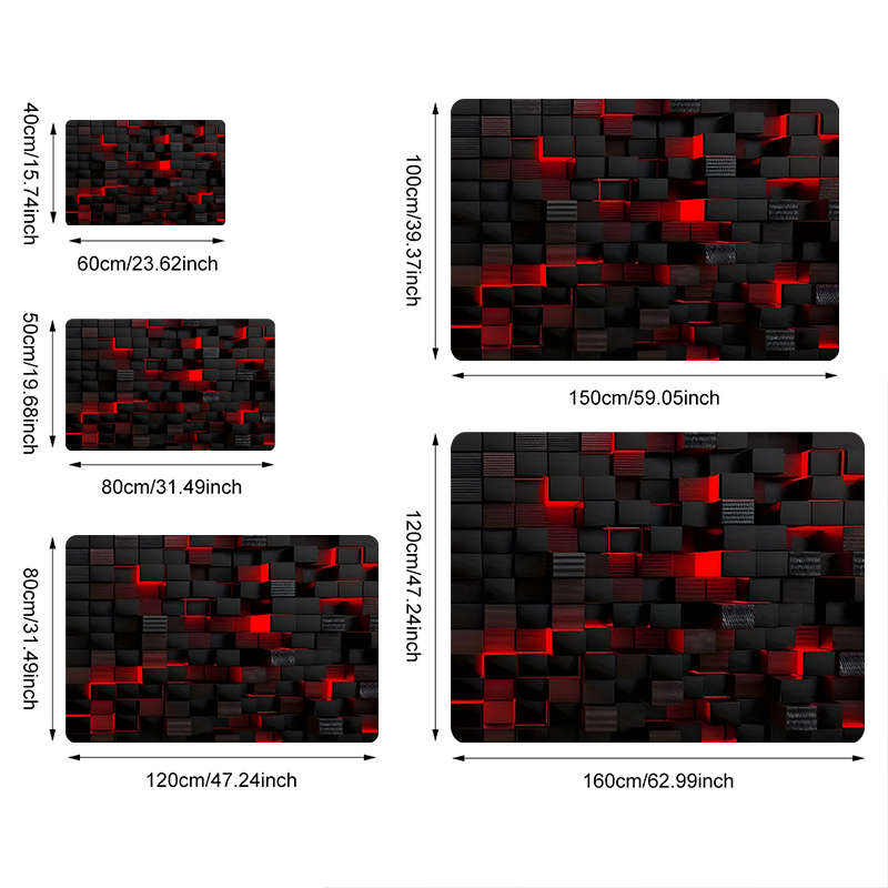 1Pc 16x24inch 40x60cm Floor Mat