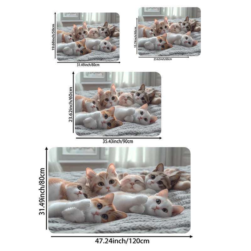 1Pc 31.49x47.24inch 80x120cm Floor Mat