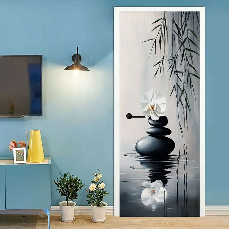 1Pc 95.0x209.8cm Door Window Sticker