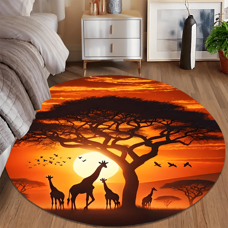 1Pc 47.24x47.24inch 120x120cm Floor Mat
