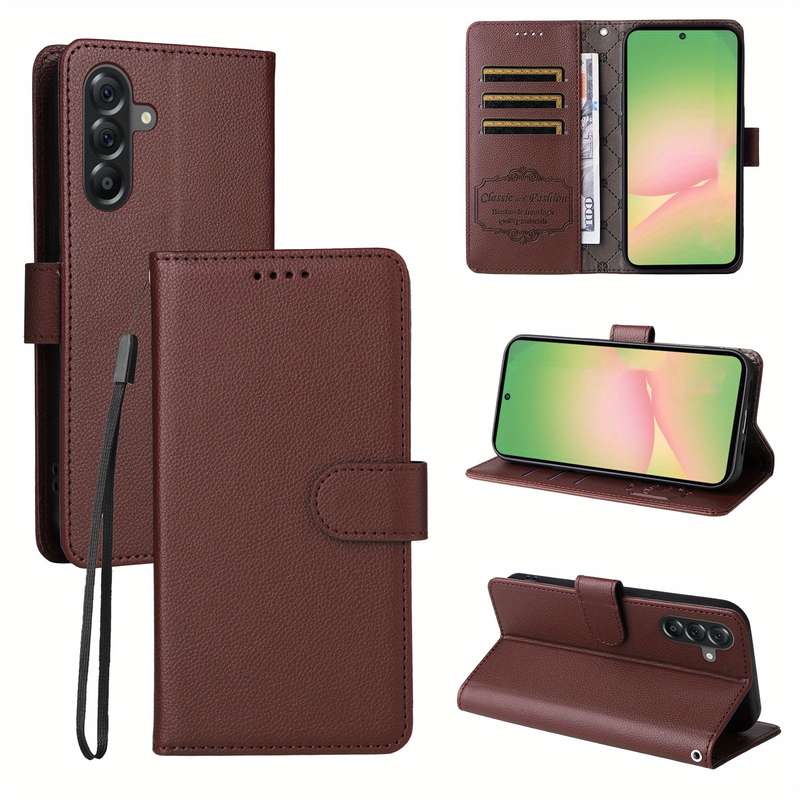 1pc A-Brown For Samsung Galaxy A56 Phone Cases