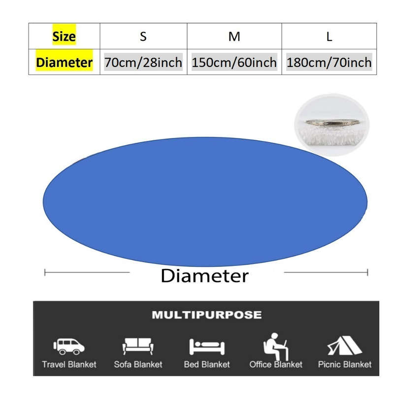 1ps Blanket Size 70Cmx70Cm