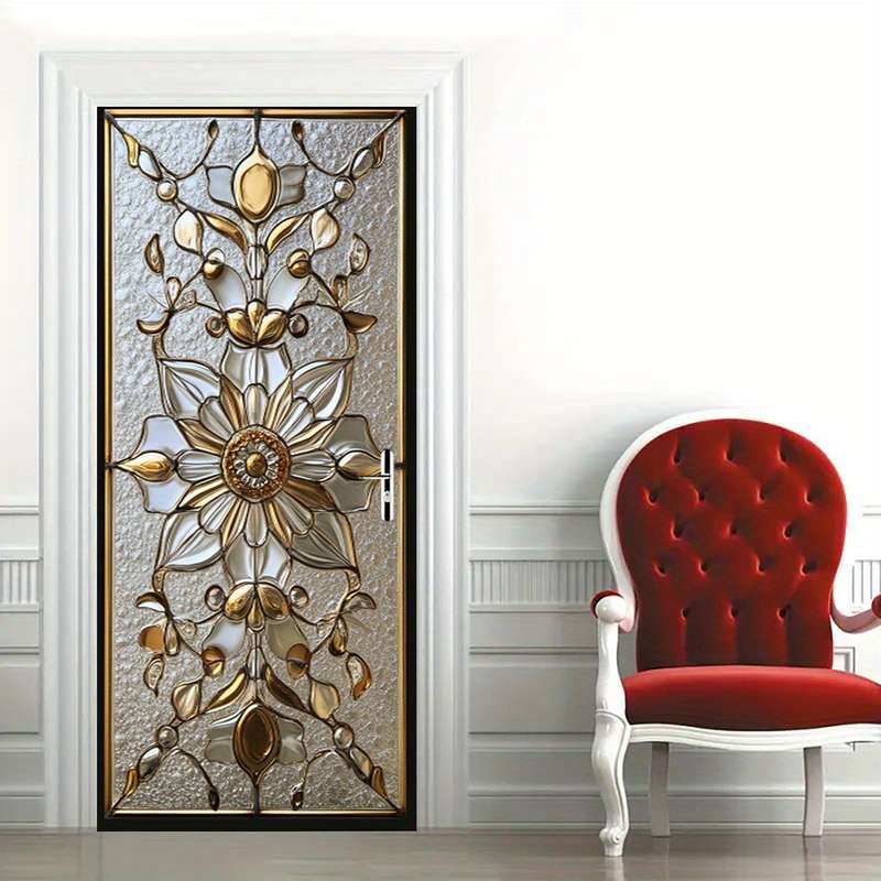 1Pc 76.96x199.9cm Door Window Sticker