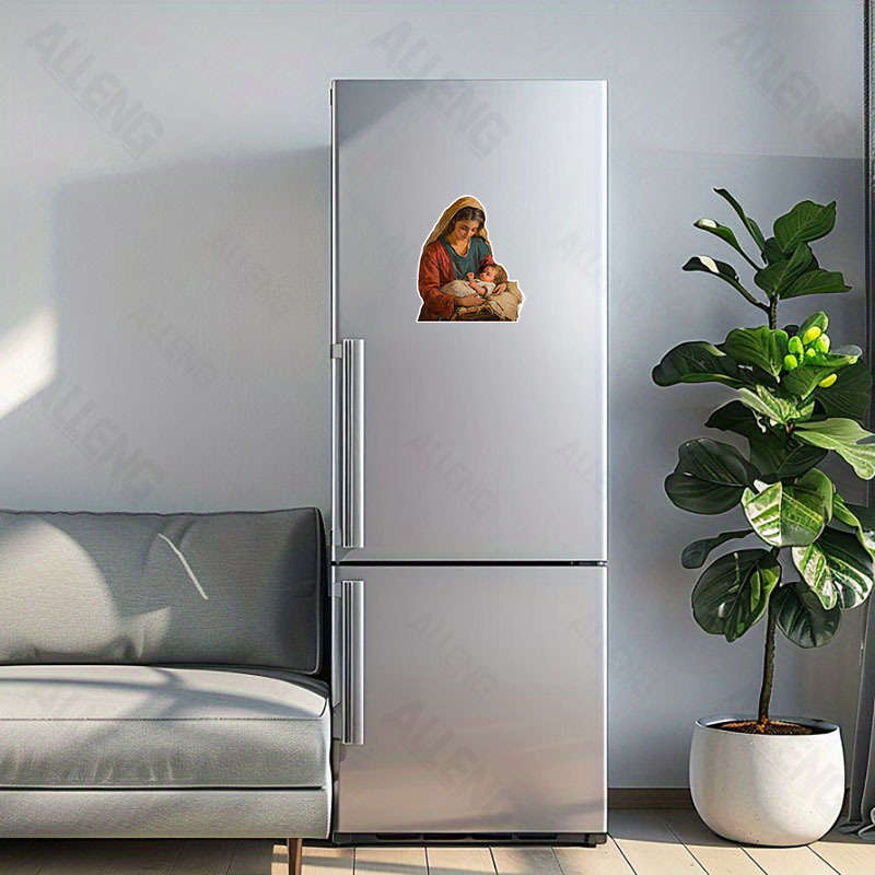 4pcs Jesus Christian Themed Stickers