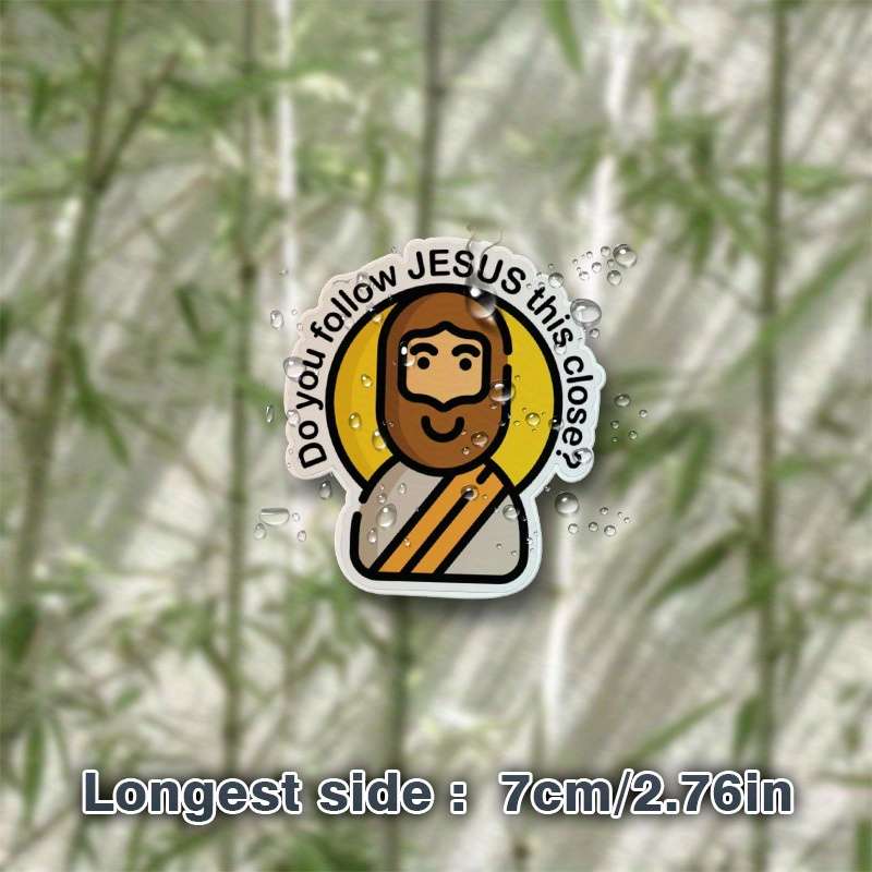 1pc Jesus Christian Themed Stickers