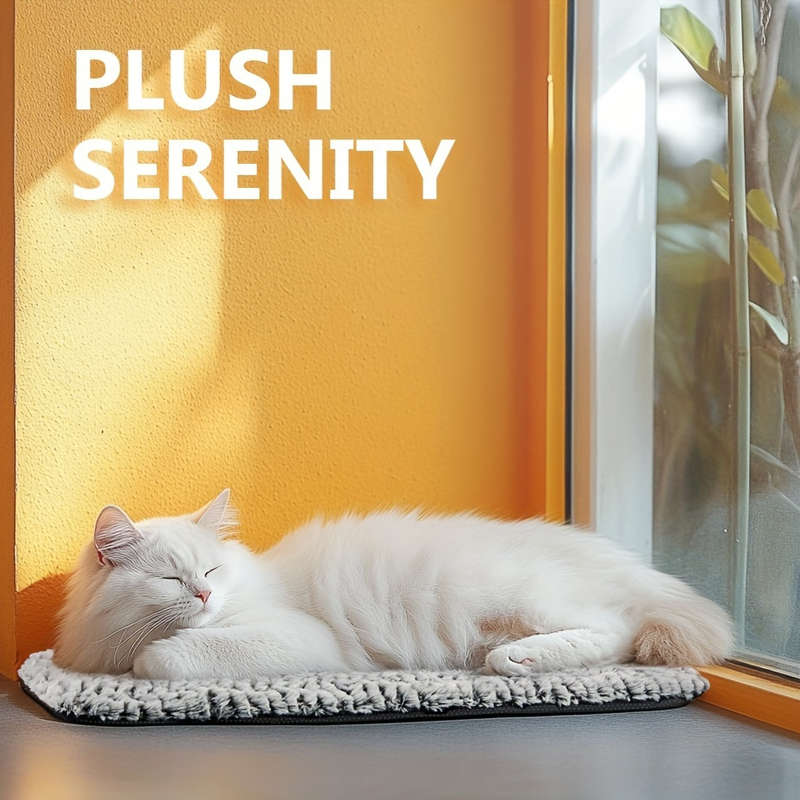 1PC Pet Mat White And Gray Size S  50.8cm X 39.88 cm