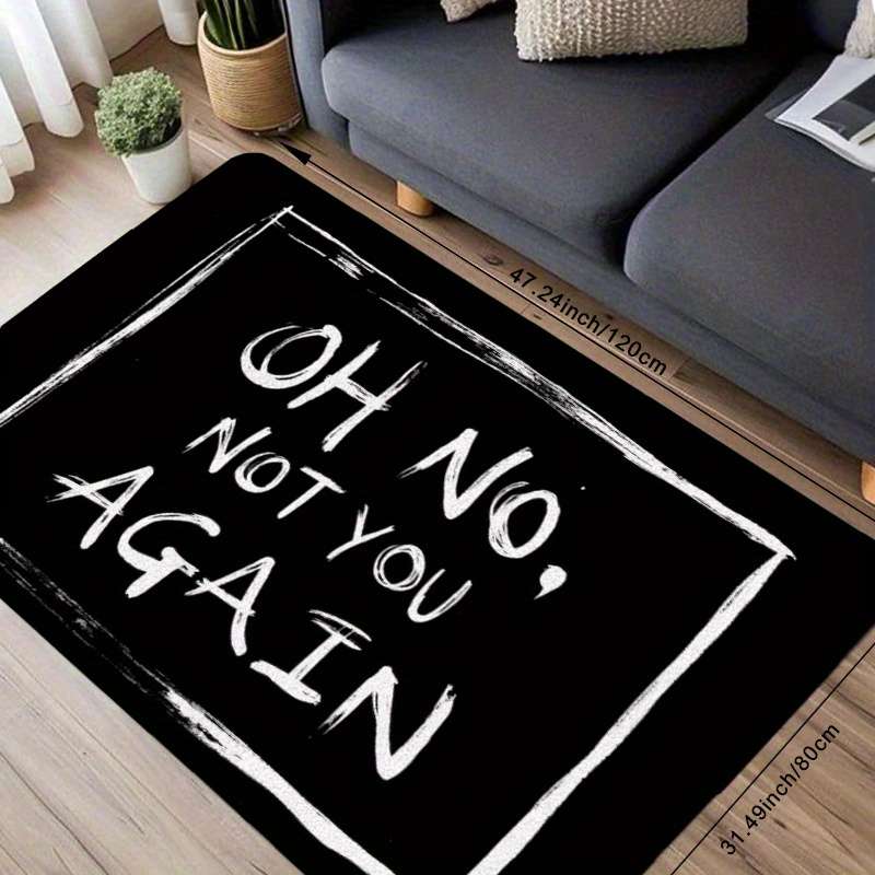 1Pc 4Ox6Ocm Floor Mat