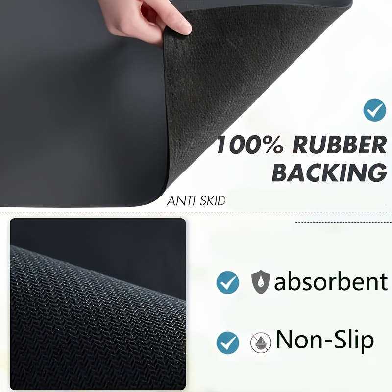 1Pc Blue 40x60cm 15.75x23.62inch Floor Mat