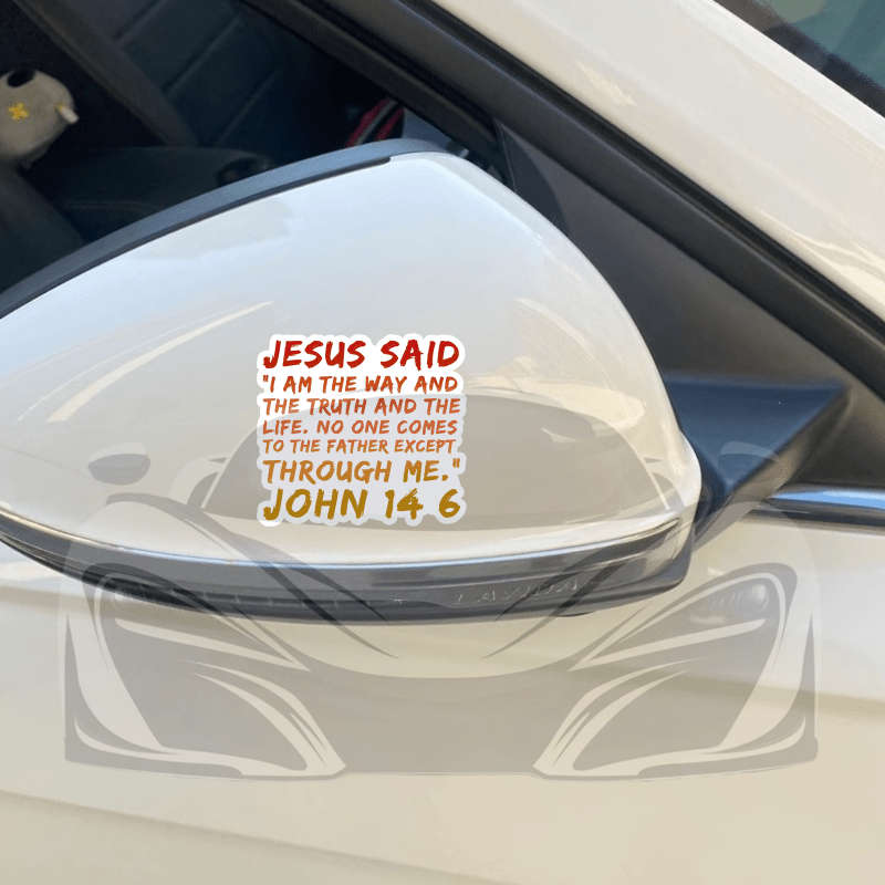 1pc Jesus Christian Themed Stickers