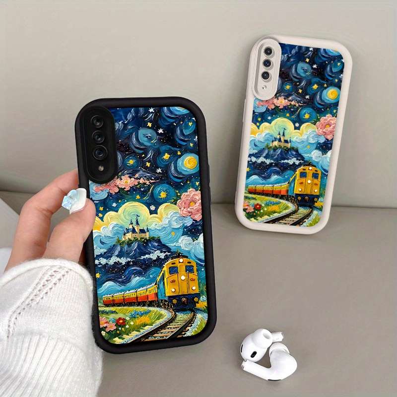 1pc Black For Samsung Galaxy A52 Phone Cases