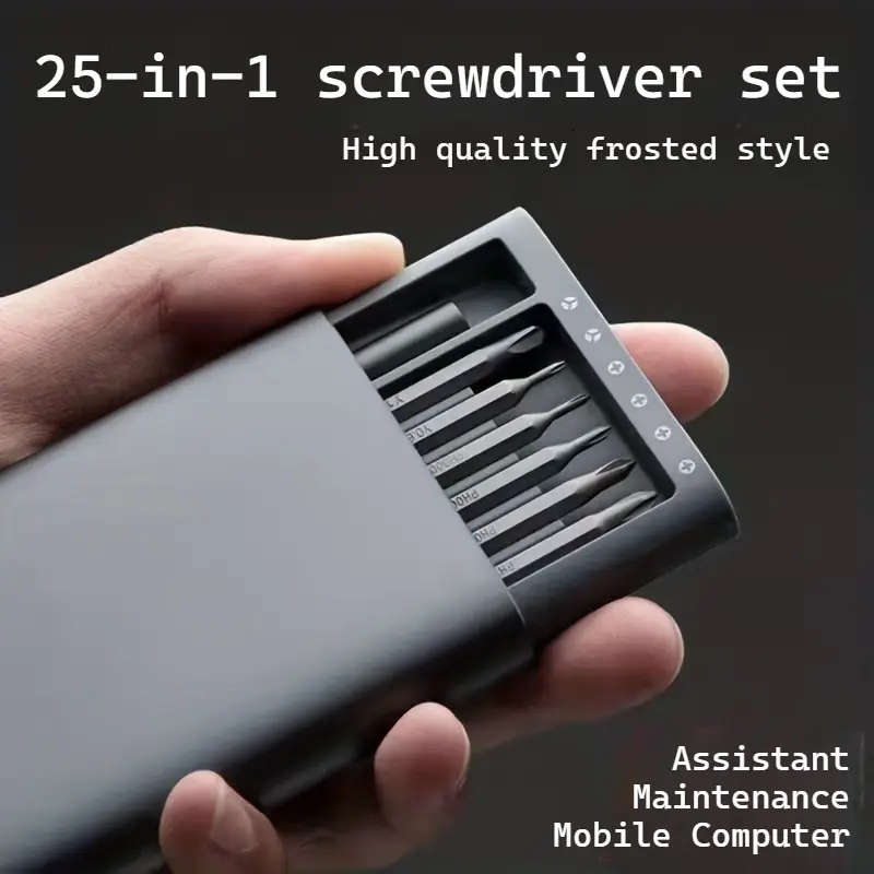 25 in 1 Precision Screwdriver Kit Versatile Repair Tool for Mobile Devices And Tablets Made of Sturd