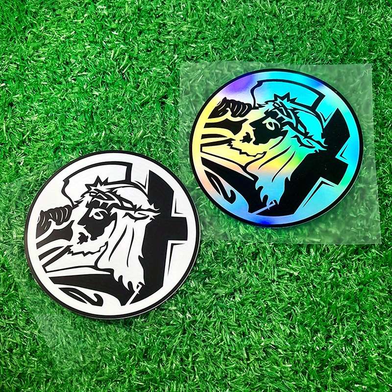 2pcs  Jesus Christian Themed Stickers