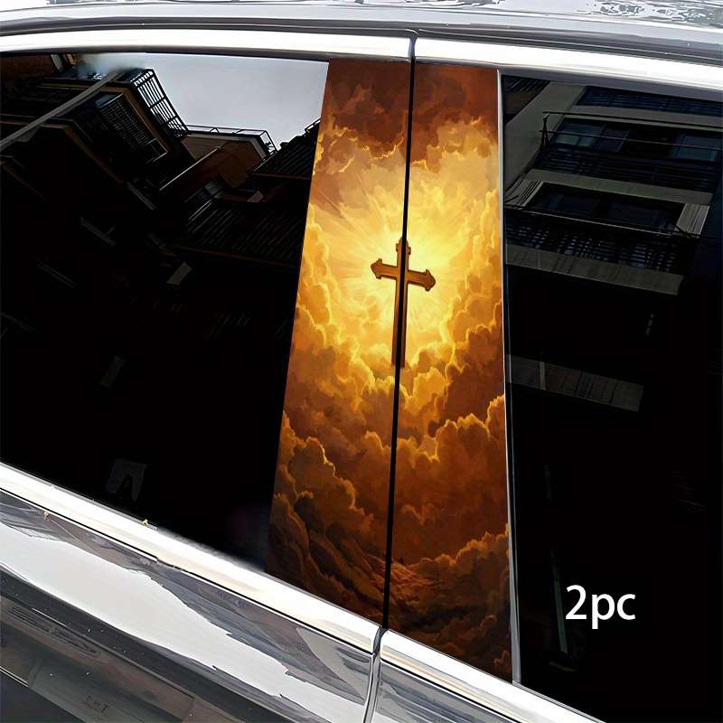 2pc  Jesus Christian Themed Stickers