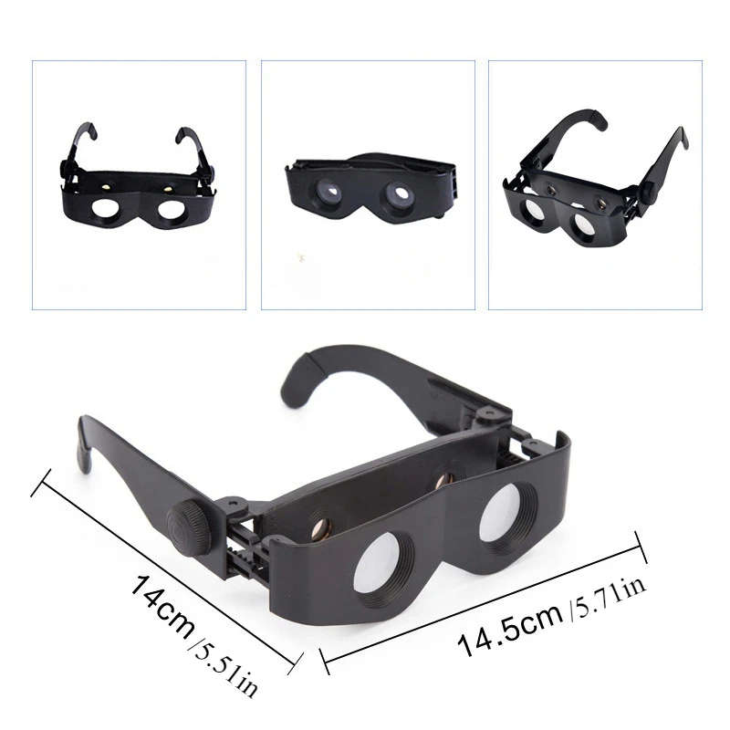 1Pc Professional Hands Free Binocular Glasses 6X Magnification 2 Objective Lens
