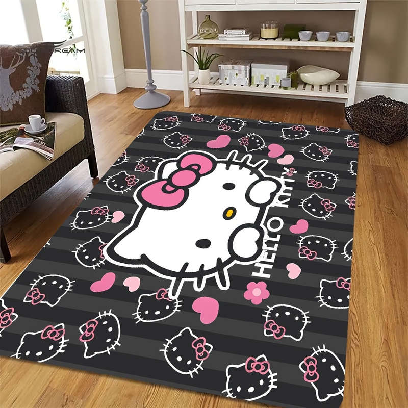 1Pc Black 31.5x19.69inch 80x50cm Floor Mat