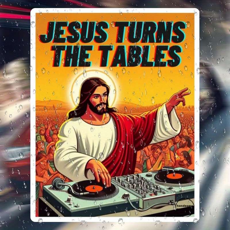 1pc Jesus Christian Themed Stickers