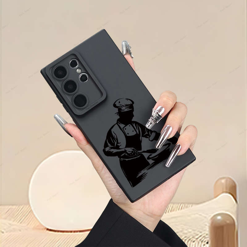 1pc Black For Samsung Galaxy A52 Phone Cases