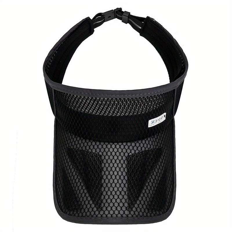 1pc Summer Extended Brim Hollow Top Hat for Men And Women Outdoor Sports Sunshade Hat with a Large