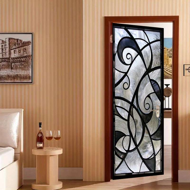 1Pc 76.96x199.9cm Door Window Sticker