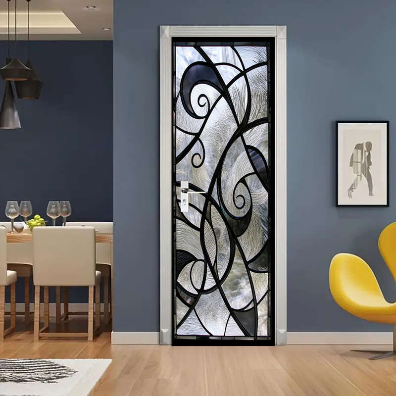 1Pc 76.96x199.9cm Door Window Sticker