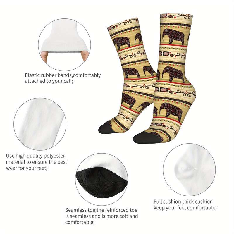 1 Pair Multicolor One Size Socks
