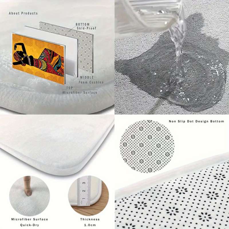 1Pc 80x120cm Floor Mat