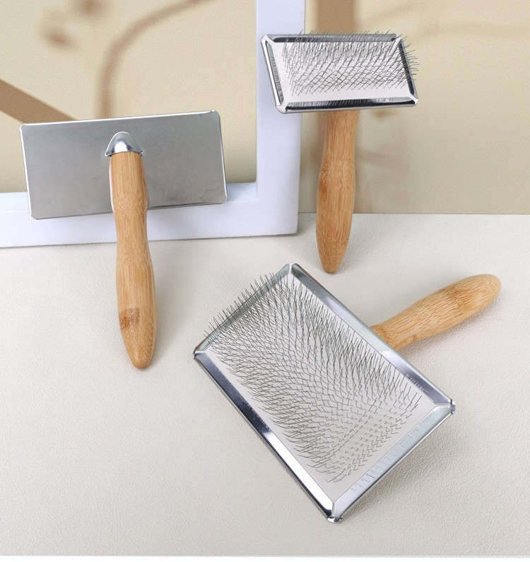 1pc Wooden 8.8cm Pet Comb
