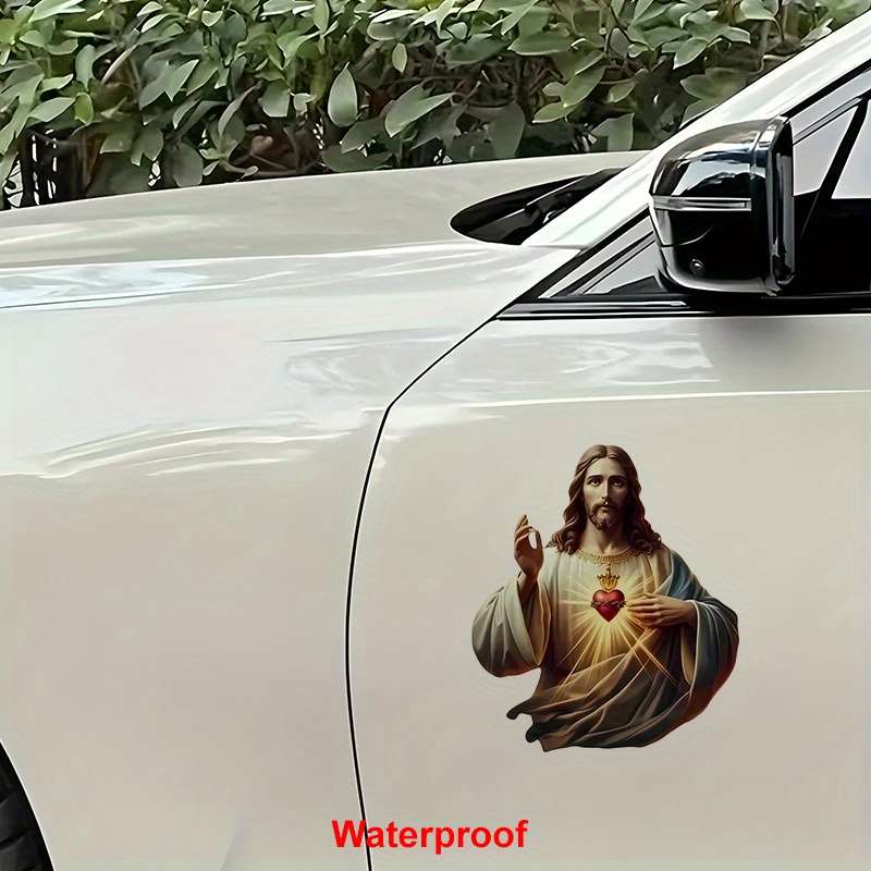 6pcs Jesus Christian Themed Stickers