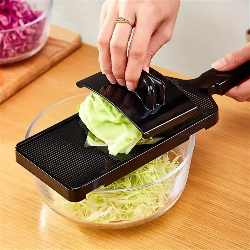 1pc Stainless Steel Plastic Cabbage Shredder Multi-functional Vegetable Chopper and Slicer Food Cont