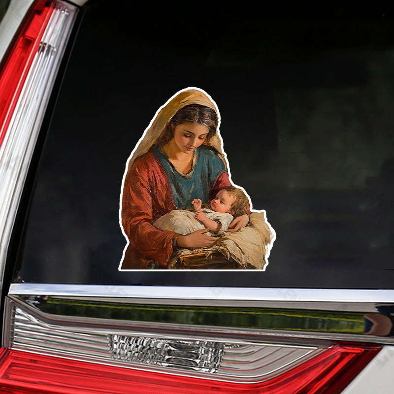 4pcs Jesus Christian Themed Stickers