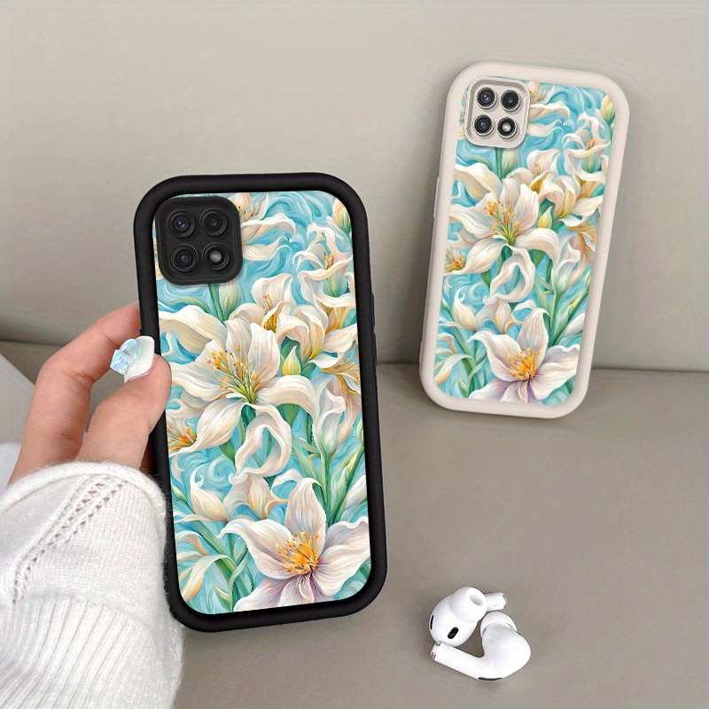 1pc White For Samsung Galaxy A05s Phone Cases
