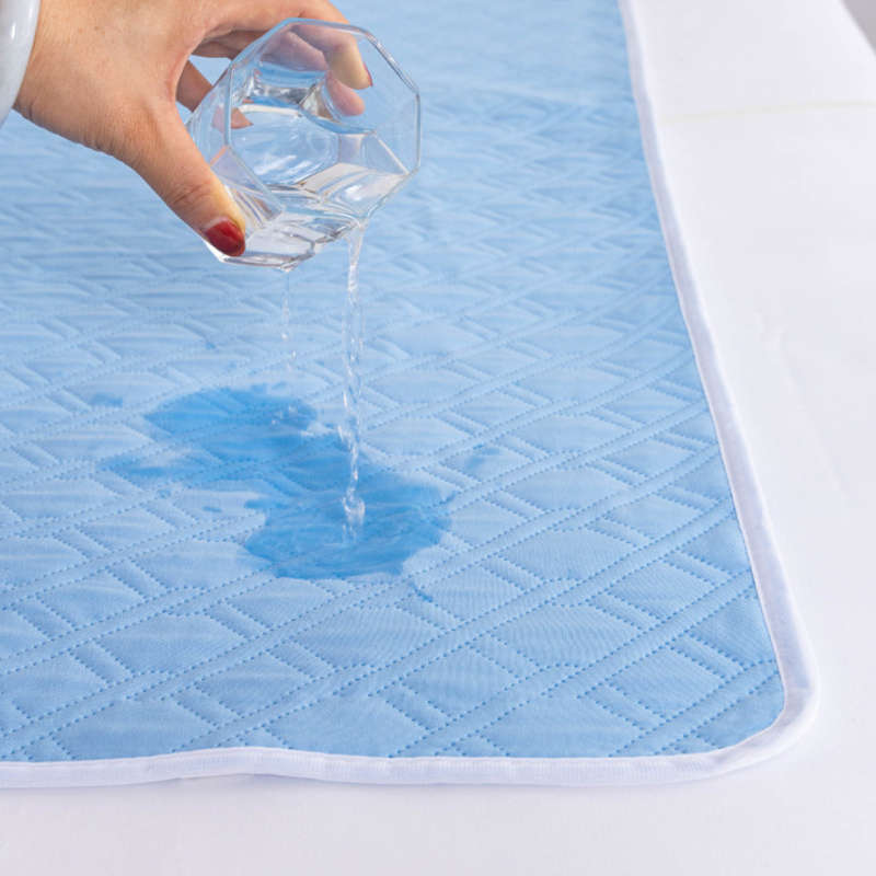 1Pc Diaper 80 Centimeters X 120 Centimeters Items Blue Grid