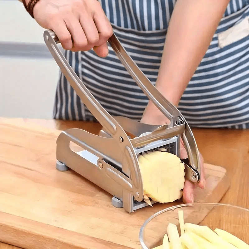 1pc Stainless Steel Fruit Knife Vegetable Knife French Fry Knife Potato Slicer Vegetable Choppe