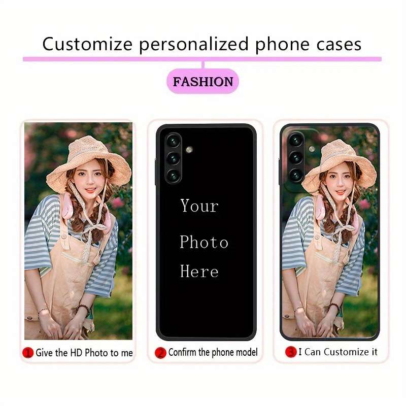 1pc Black For Samsung Galaxy A36 Phone Cases