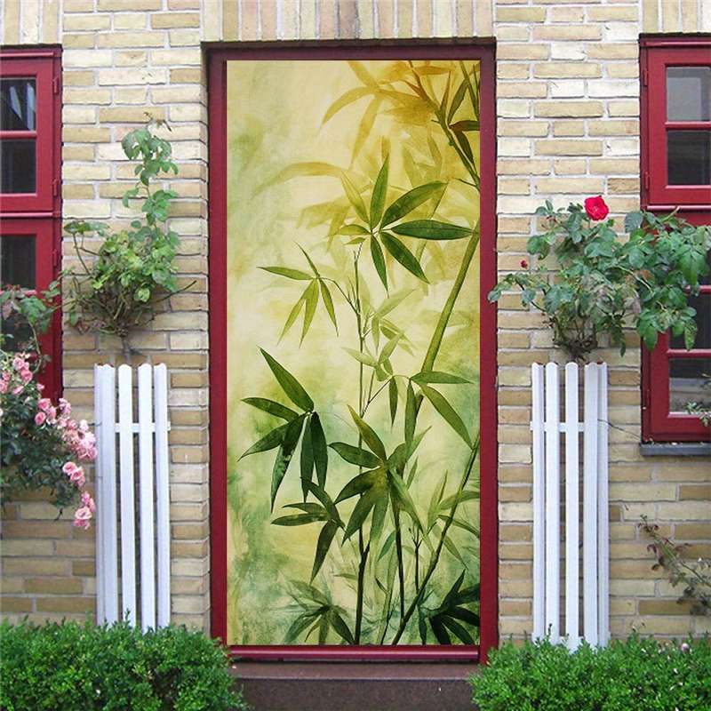 1Pc 76.96x199.9cm Door Window Sticker