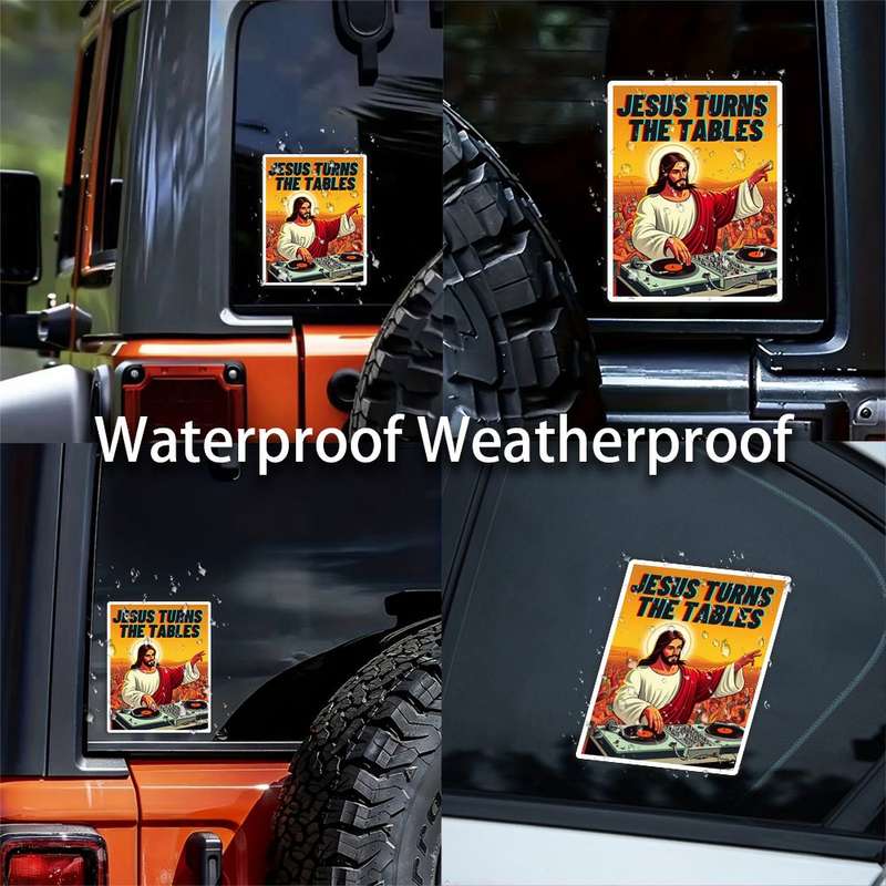 1pc Jesus Christian Themed Stickers