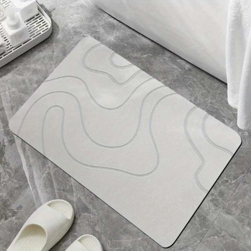1Pc White Floor Mat