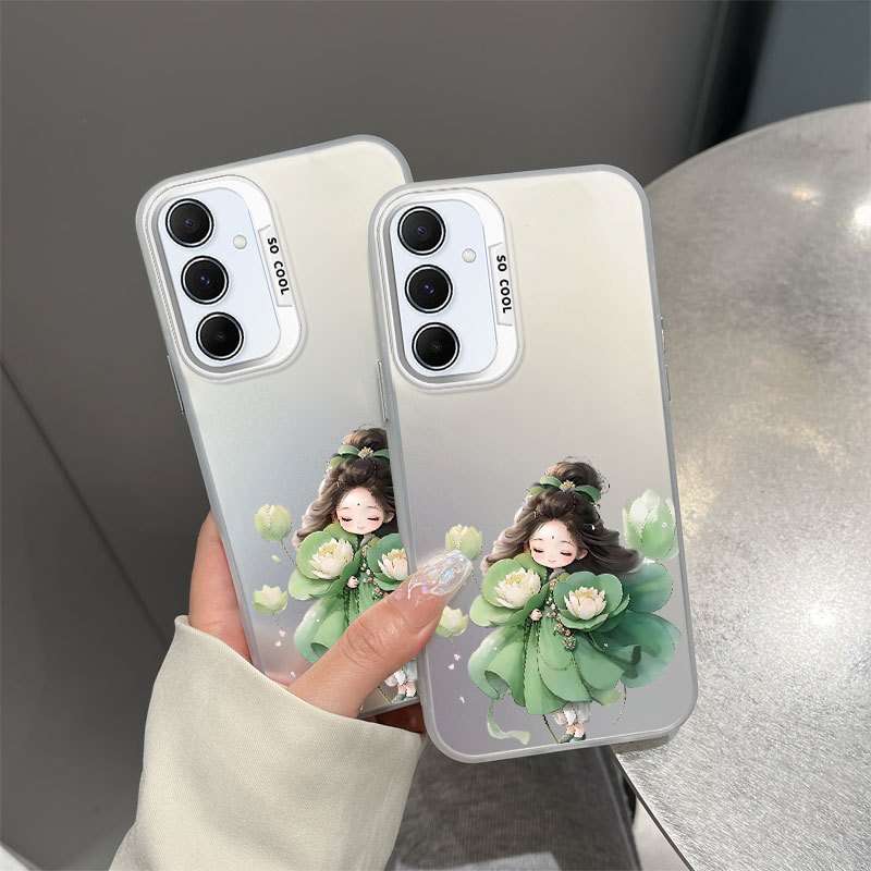 1pc White For Samsung Galaxy A50 Phone Cases