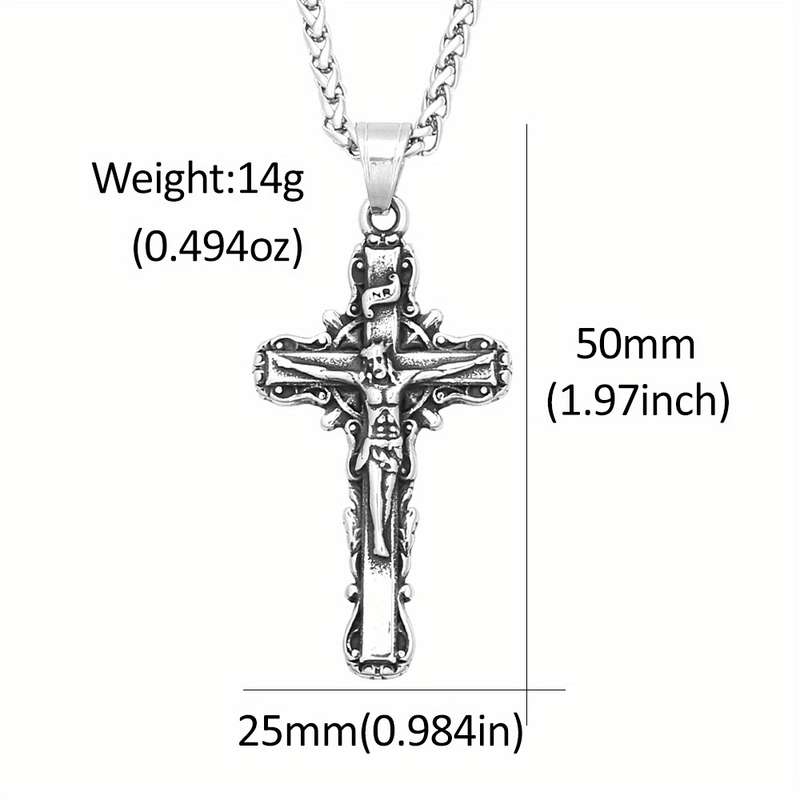 1 Piece 60cm Chain Add Pendant Jesus Theme Pendant