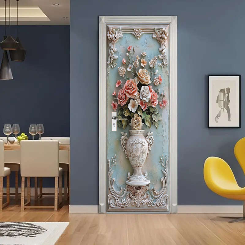 1Pc 76.96x199.9cm Door Window Sticker
