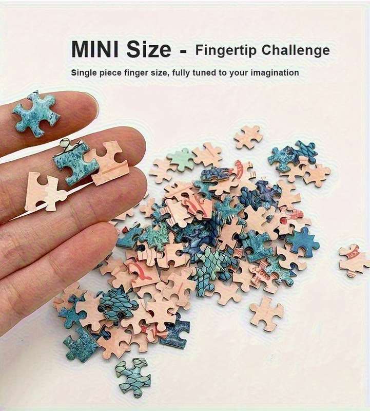 150pcs Mini Test Tube Puzzle for Adults Relax Brain Teaser with Scenic Landscape