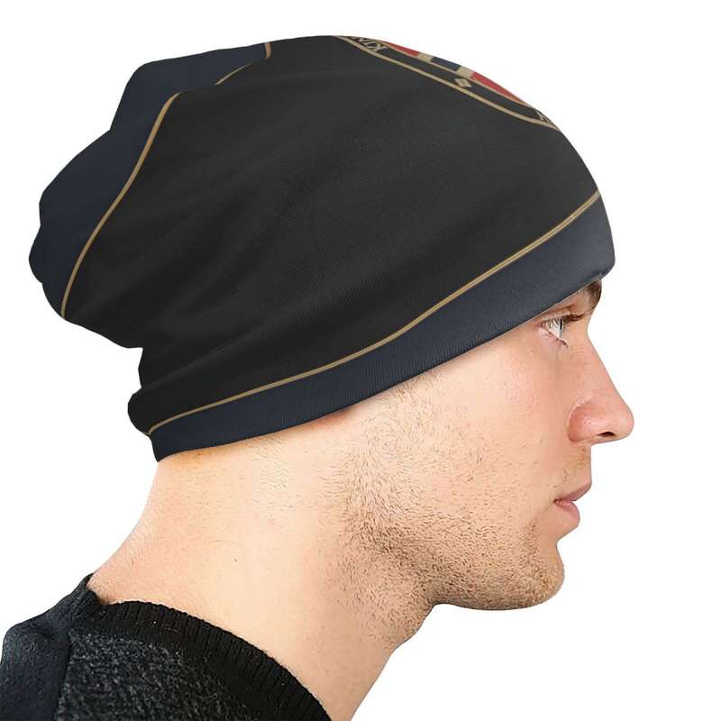 1pc BIIHUDU Funky Style Unisex Soft Knit Polyester Beanie with Elastane Norway Coat of Arms D