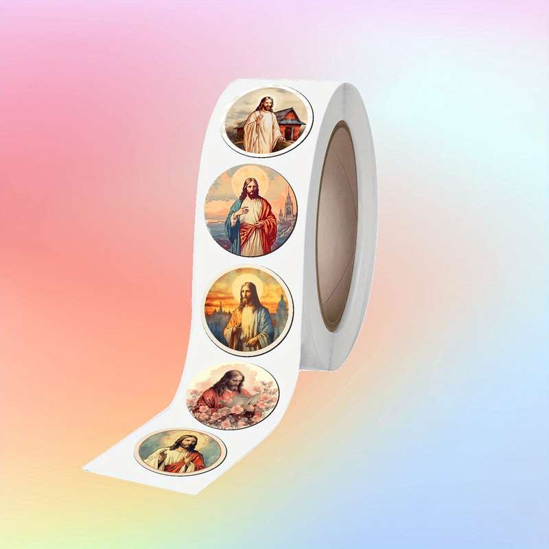 1pc  Jesus Christian Themed Stickers
